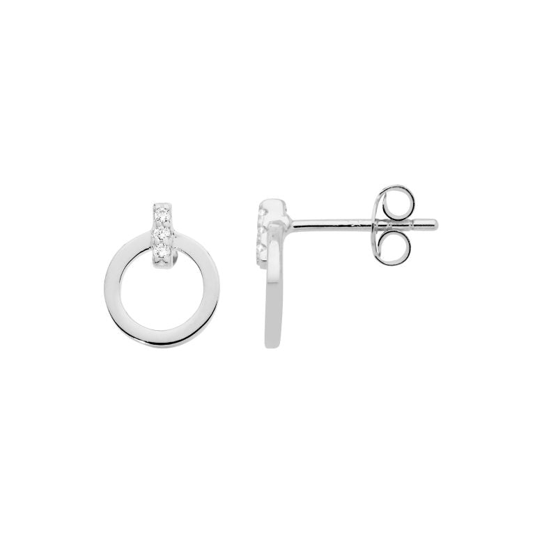 Sterling Silver Cubic Zirconia Earrings