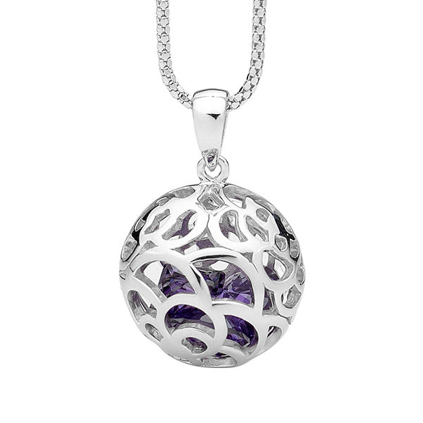 Sterling Silver Cubic Zirconia Pendant