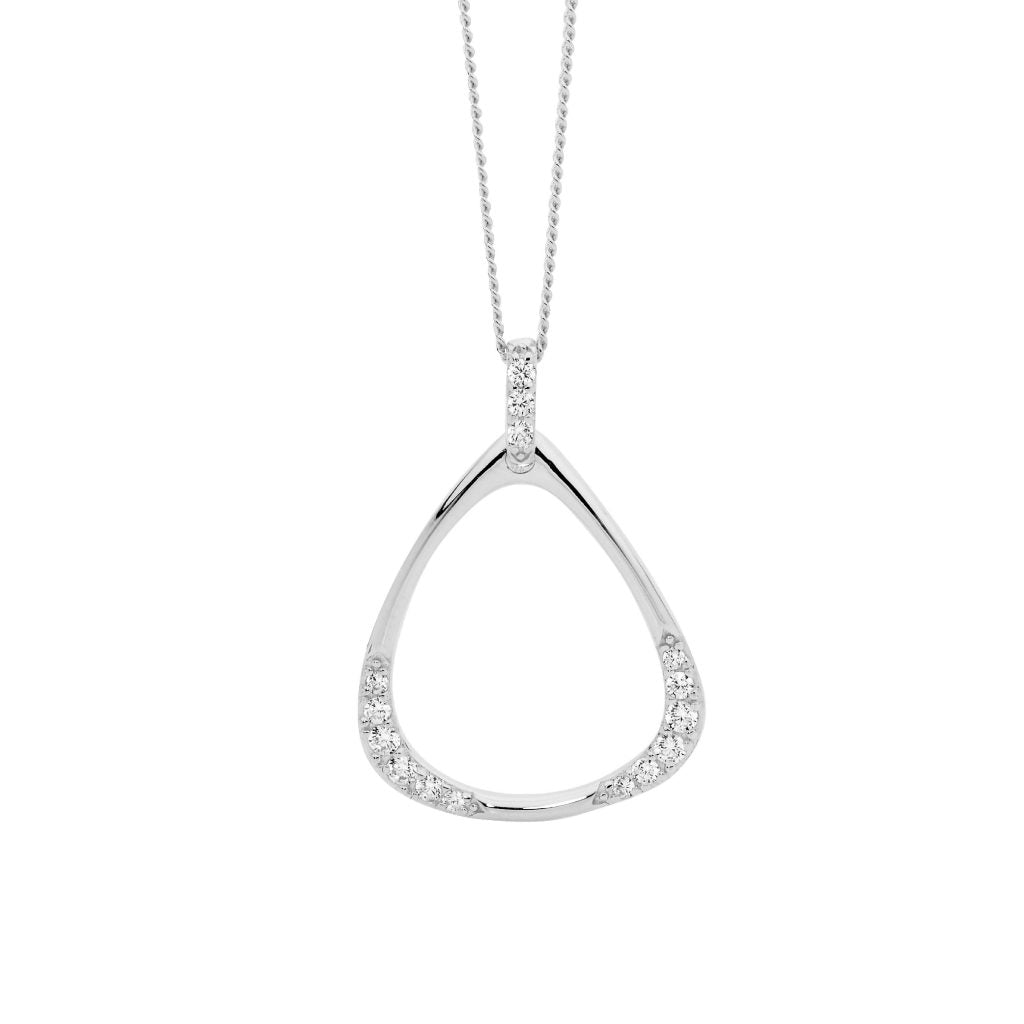 Sterling Silver Cubic Zirconia Necklace