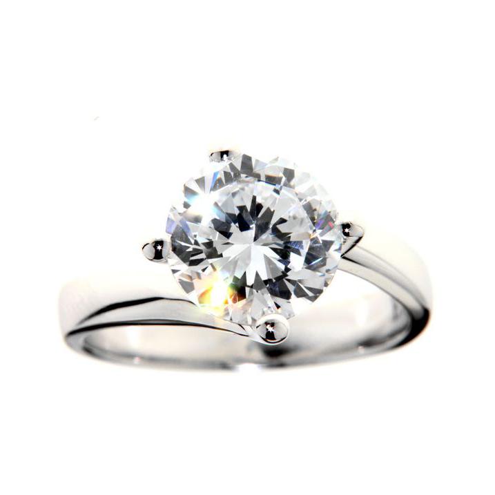 Sterling Silver Cubic Zirconia Ring