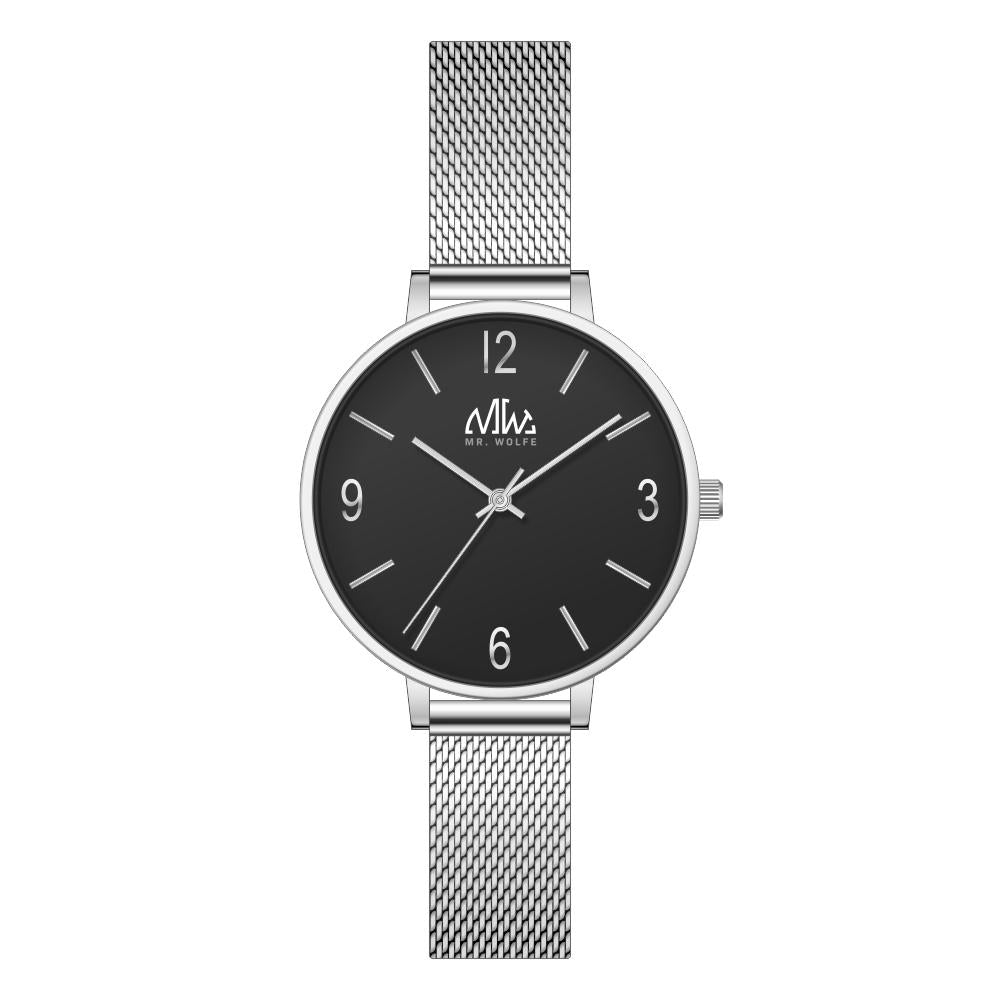 Mr. Wolfe Alina Silver Mesh