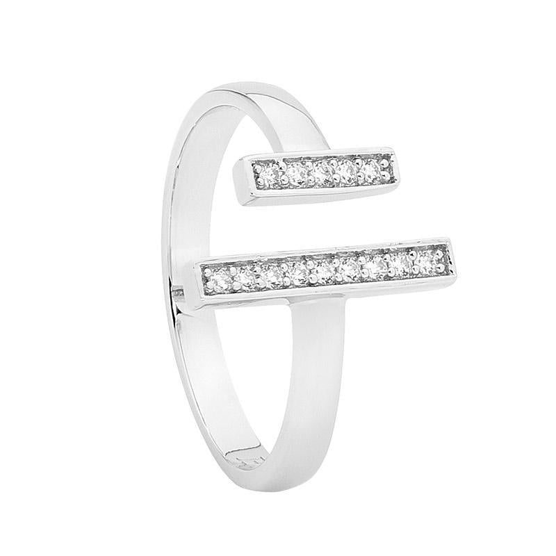 Sterling Silver Cubic Zirconia Ring
