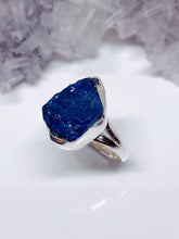 Rough Apatite Ring - Sterling Silver