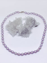 Freshwater Pearl Strand - Lavender with Sterling Silver Clasp